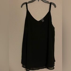 Torrid New without Tags Size 1 Black flowy top